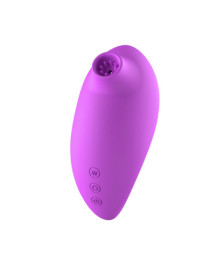 2en1 Stimulateur clitoridien à picots par aspiration avec son œuf vibrant à distance violet - 0-B0009PUR